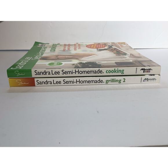 Sandra Lee Semi-Homemade Cookbook Lot of 2 - Cooking 2005 & Grilling 2 2008 - Picture 3 of 9